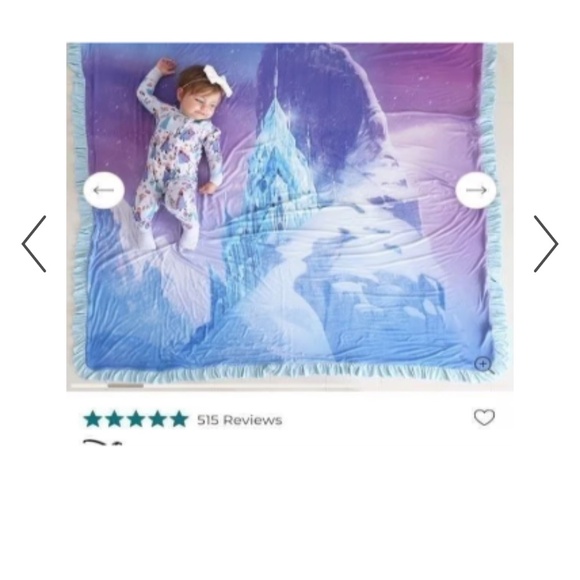 Posh Peanut Frozen Lux Castle Blanket - Picture 2 of 3